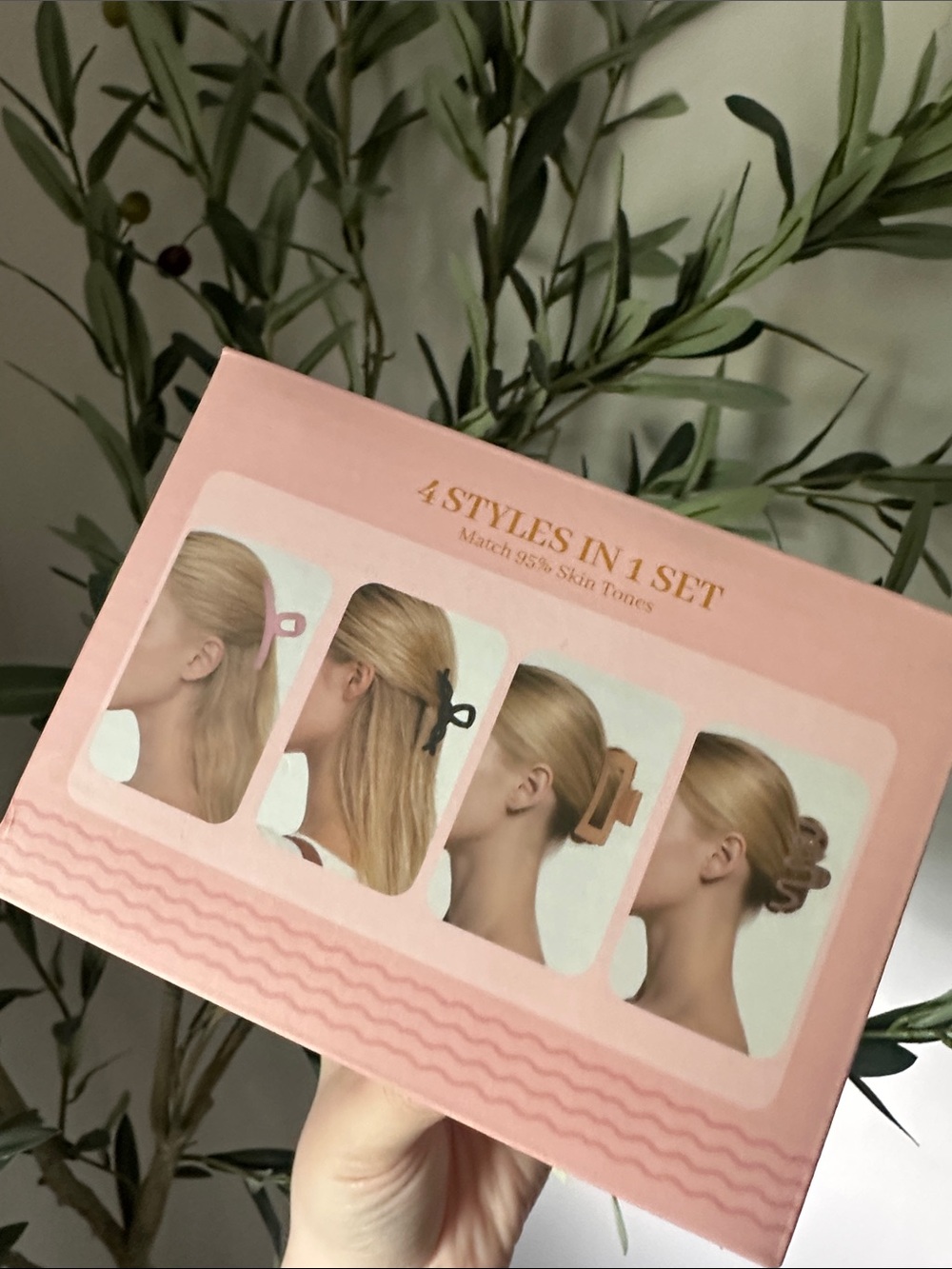 8 Pack Neutral Matte Hair Claw Clips - Picture 5 of 5